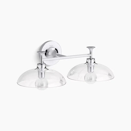 Kohler Tone 2 Light Sconce 31769-SC02-CPL - Plumbing Market