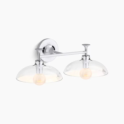Kohler Tone 2 Light Sconce 31769-SC02-CPL - Plumbing Market