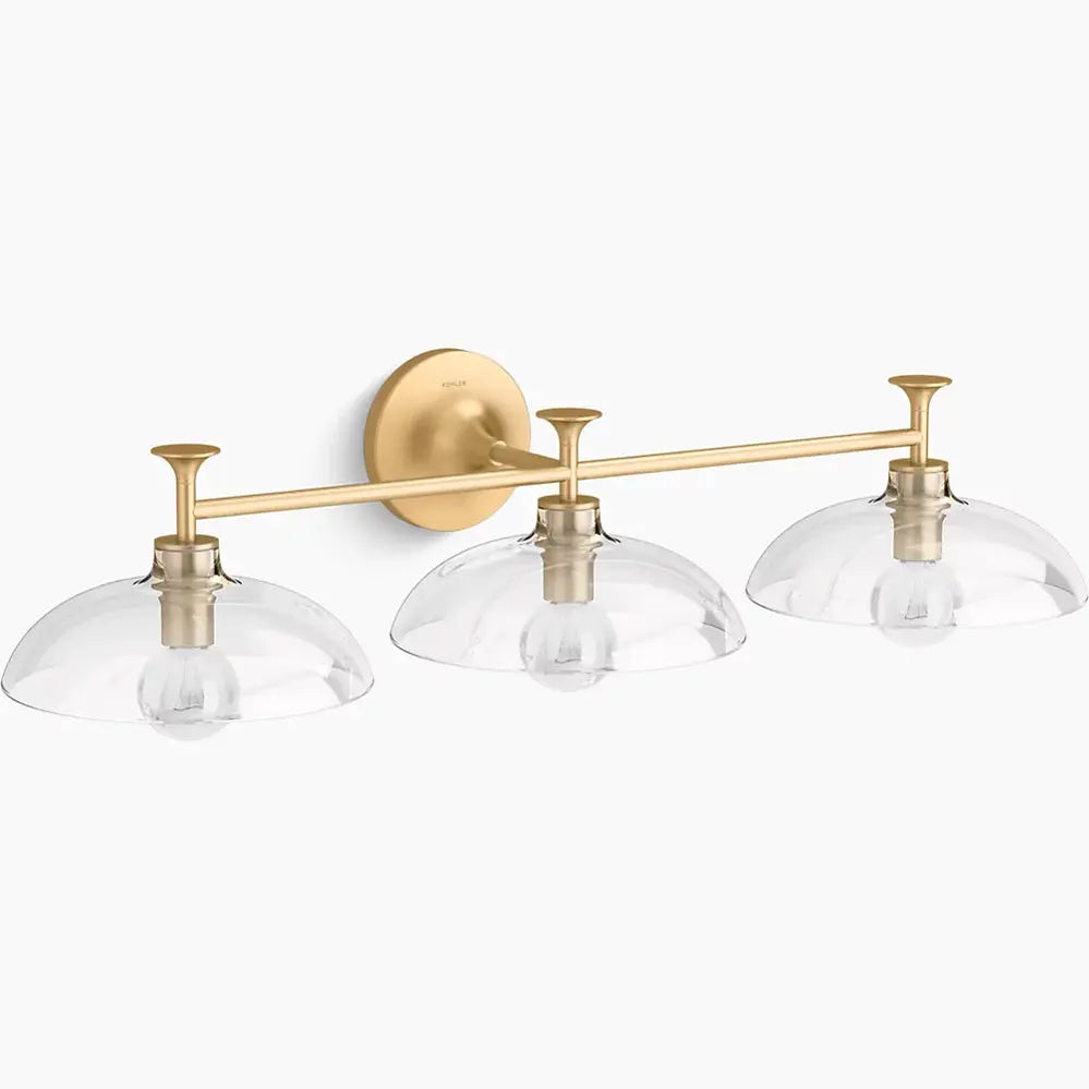 Kohler Tone 3 Light Sconce 31770-SC03-2GL - Plumbing Market