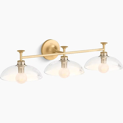 Kohler Tone 3 Light Sconce 31770-SC03-2GL - Plumbing Market