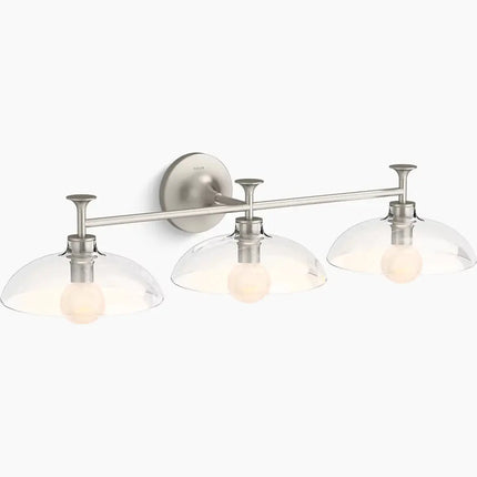 Kohler Tone 3 Light Sconce 31770-SC03-BNL - Plumbing Market