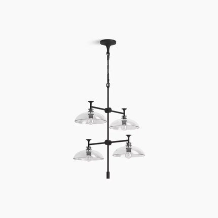 Kohler Tone 4 Light Chandelier 31773-CH04-BLL - Plumbing Market