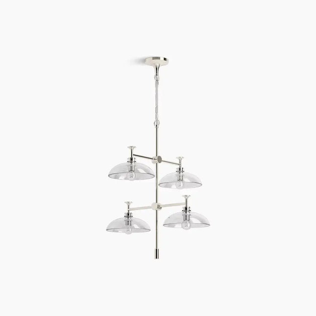 Kohler Tone 4 Light Chandelier 31773-CH04-SNL - Plumbing Market