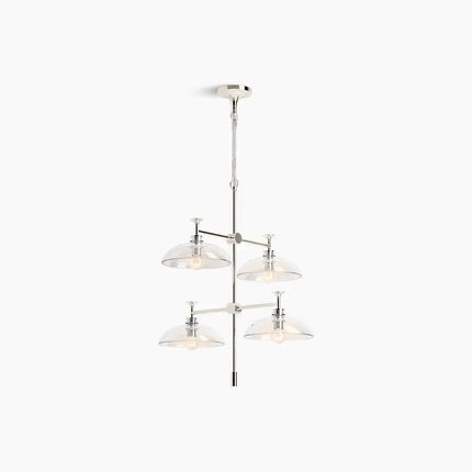Kohler Tone 4 Light Chandelier 31773-CH04-SNL - Plumbing Market