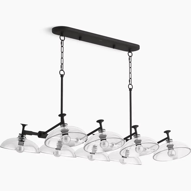 Kohler Tone 8 Light Linear Chandelier 31774-CH08-BLL - Plumbing Market