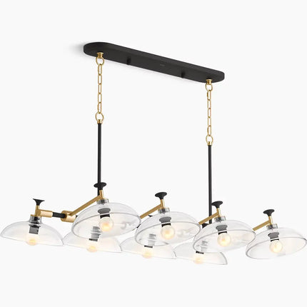Kohler Tone 8 Light Linear Chandelier 31774-CH08-BML - Plumbing Market