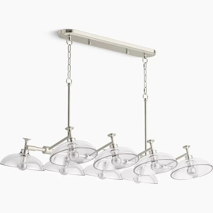 Kohler Tone 8 Light Linear Chandelier 31774-CH08-SNL - Plumbing Market