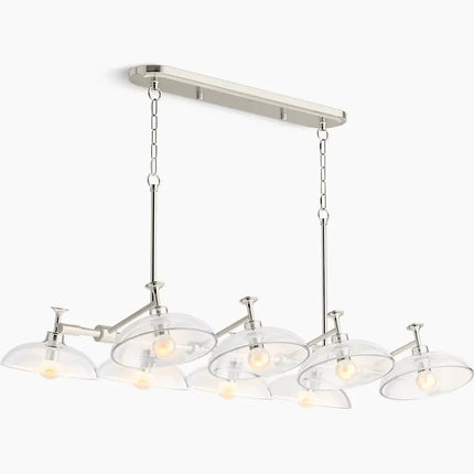 Kohler Tone 8 Light Linear Chandelier 31774-CH08-SNL - Plumbing Market