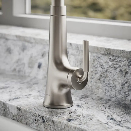 Kohler Tone Pull-down kitchen sink faucet with three-function sprayhead K-23764-VS - Plumbing Market