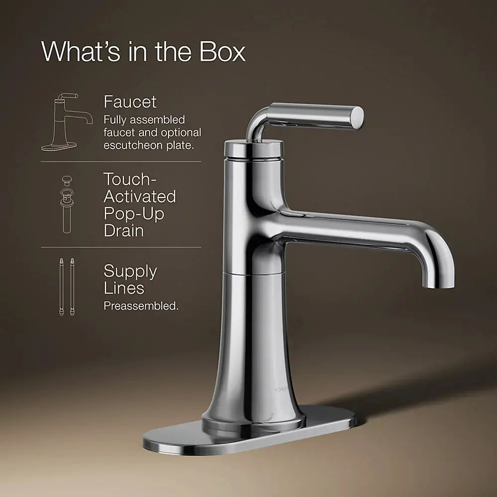 Kohler Tone Single-handle bathroom sink faucet, 1.2 gpm - Plumbing Market