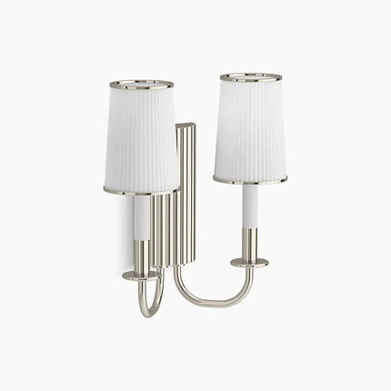 Kohler Tresdoux 2 Light Sconce 28544-SC02-SNL - Plumbing Market