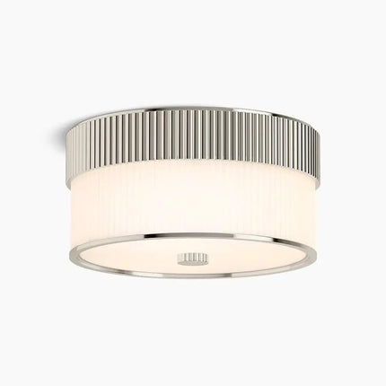 Kohler Tresdoux 3 Light Flush Mount 27436-FM03-SNL - Plumbing Market