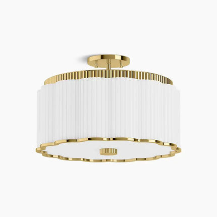 Kohler Tresdoux 3 Light Semi Flush Mount 27437-SF03-2PL - Plumbing Market