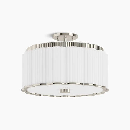 Kohler Tresdoux 3 Light Semi Flush Mount 27437-SF03-SNL - Plumbing Market