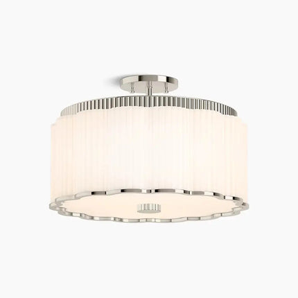 Kohler Tresdoux 3 Light Semi Flush Mount 27437-SF03-SNL - Plumbing Market