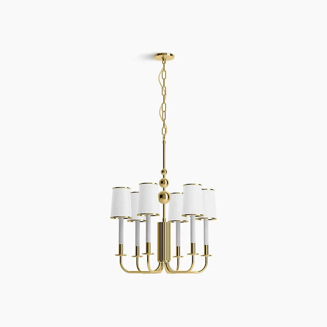 Kohler Tresdoux 6 Light Chandelier 27441-CH06-2PL - Plumbing Market