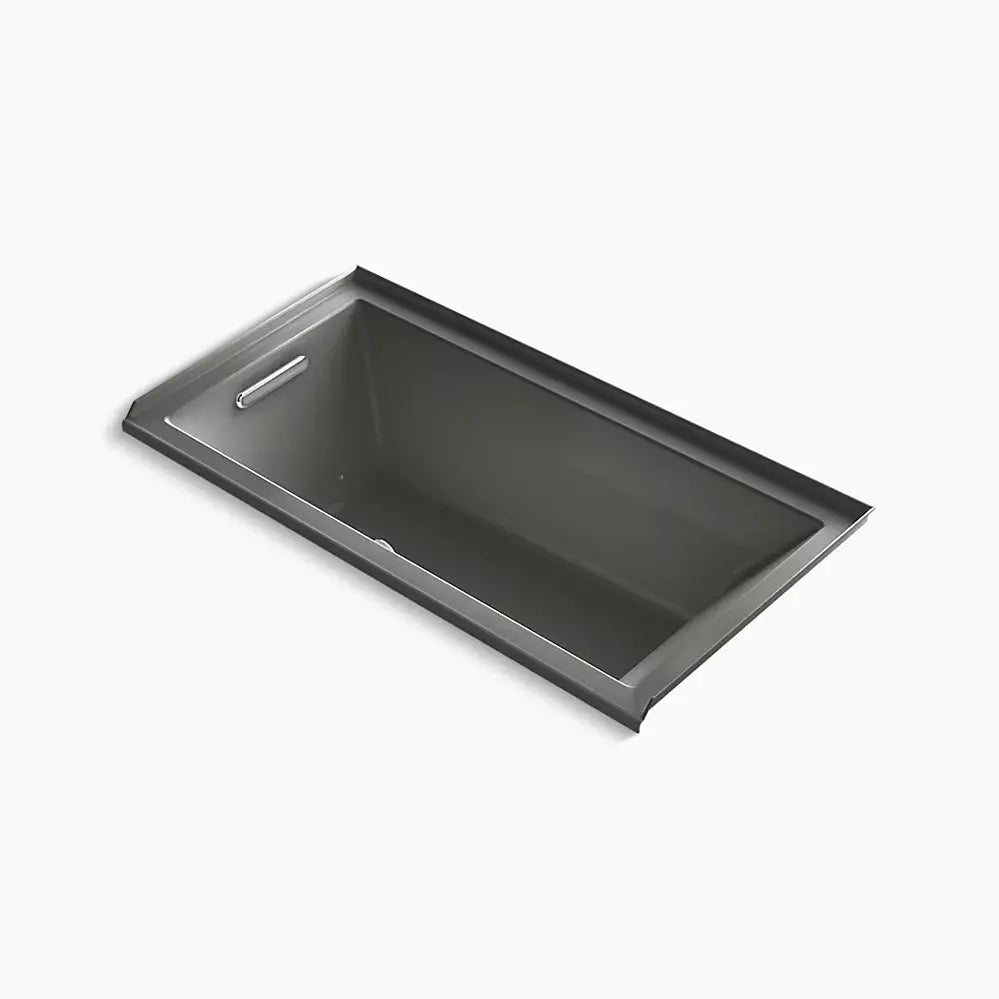 Kohler Underscore 60" x 30" alcove Heated BubbleMassage air bath with Bask, left drain K-1167-GHLW-58 - Plumbing Market