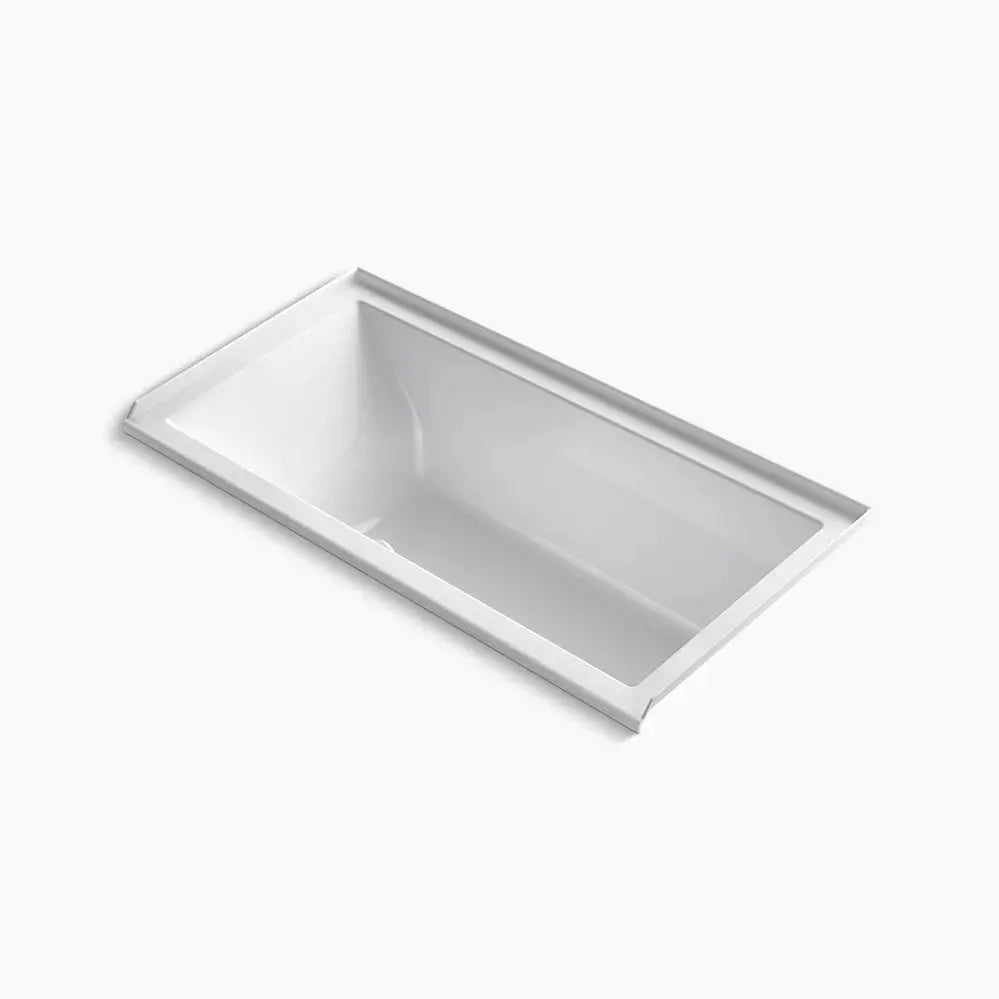 Kohler Underscore 60" x 30" alcove Heated BubbleMassage air bath with Bask, right drain K-1167-GHRW-0 - Plumbing Market