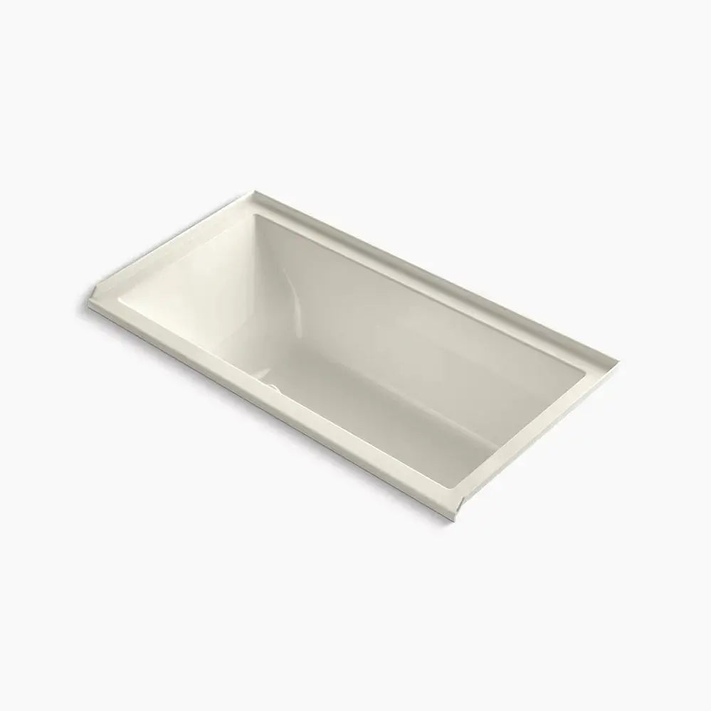 Kohler Underscore 60" x 30" alcove Heated BubbleMassage air bath with Bask, right drain K-1167-GHRW-96 - Plumbing Market