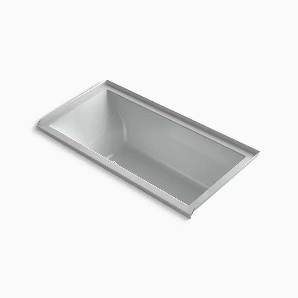 Kohler Underscore 60" x 30" alcove Heated BubbleMassage air bath, right drain K-1167-GHRF-95 - Plumbing Market