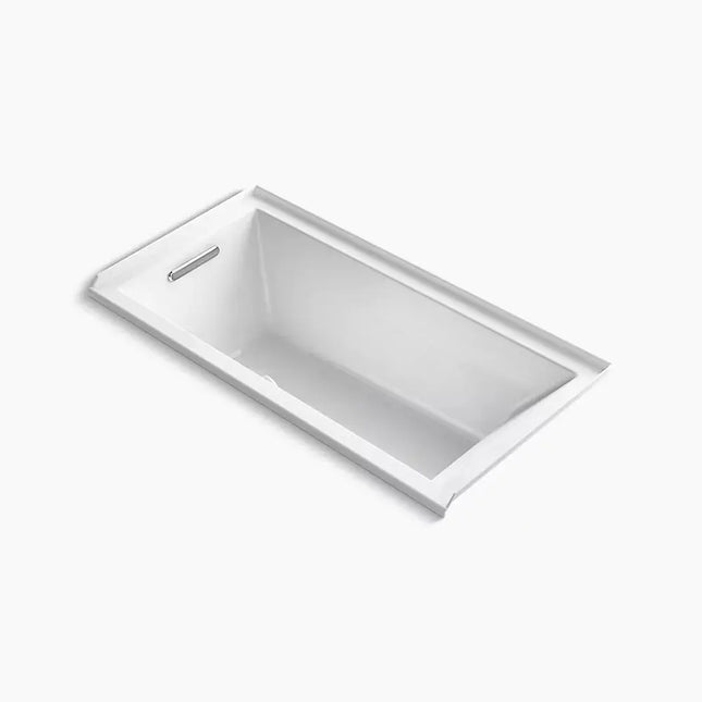 Kohler Underscore 60" x 30" alcove bath with Bask heated surface, left drain K-1121-LW-0 - Plumbing Market
