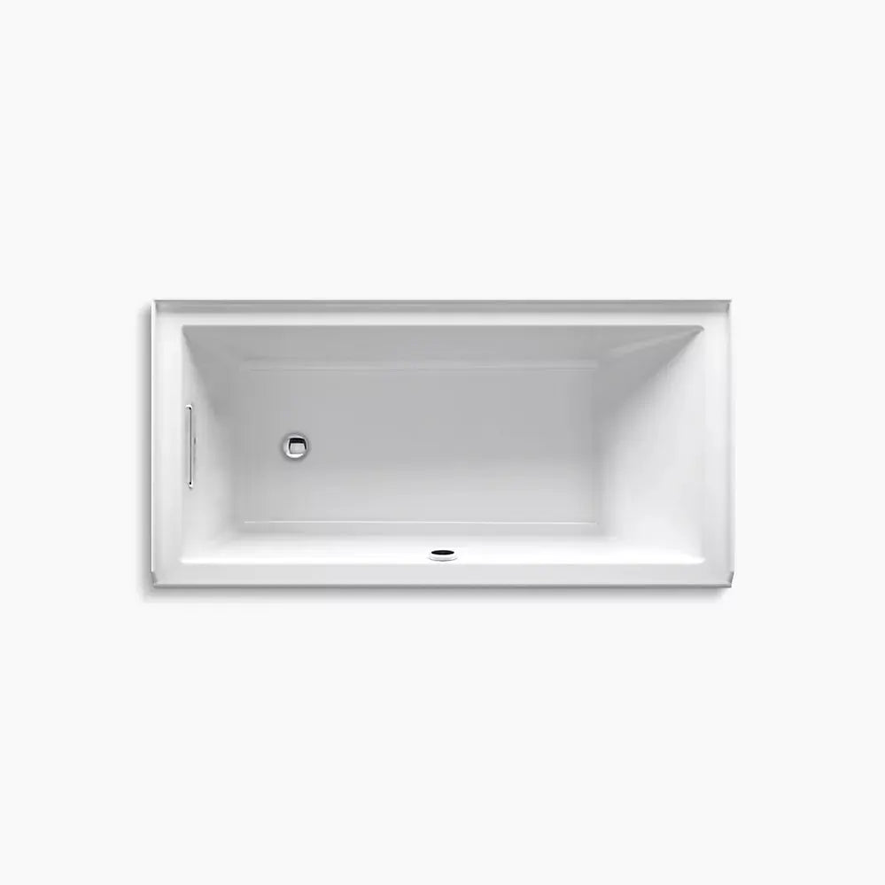 Kohler Underscore 60" x 30" alcove bath with Bask heated surface, left drain K-1121-LW-0 - Plumbing Market