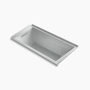 Kohler Underscore 60" x 30" alcove bath with Bask heated surface, left drain K-1121-LW-95 - Plumbing Market
