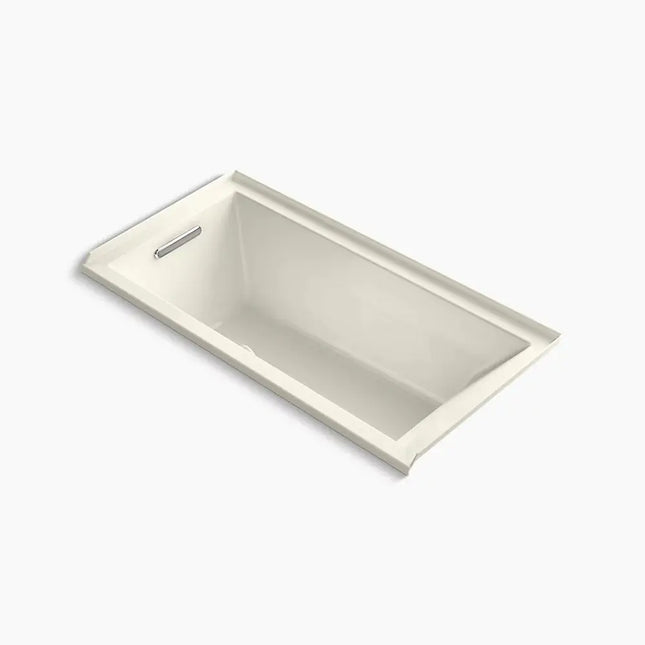 Kohler Underscore 60" x 30" alcove bath with Bask heated surface, left drain K-1121-LW-96 - Plumbing Market