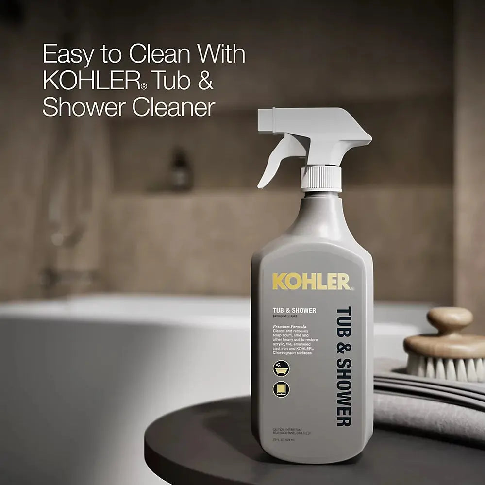 Kohler Underscore 60" x 30" alcove bath with integral apron, integral flange, and left-hand drain White - Plumbing Market