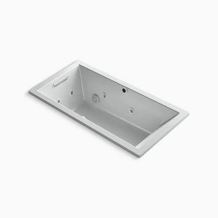 Kohler Underscore 60" x 30" drop-in Heated BubbleMassage air bath with whirlpool K-1167-XHGH-95 - Plumbing Market