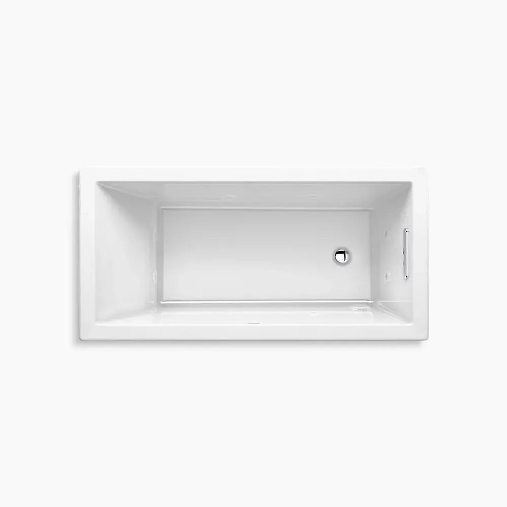 Kohler Underscore 60" x 30" drop-in heated whirlpool bath K-1167-JH-0 - Plumbing Market
