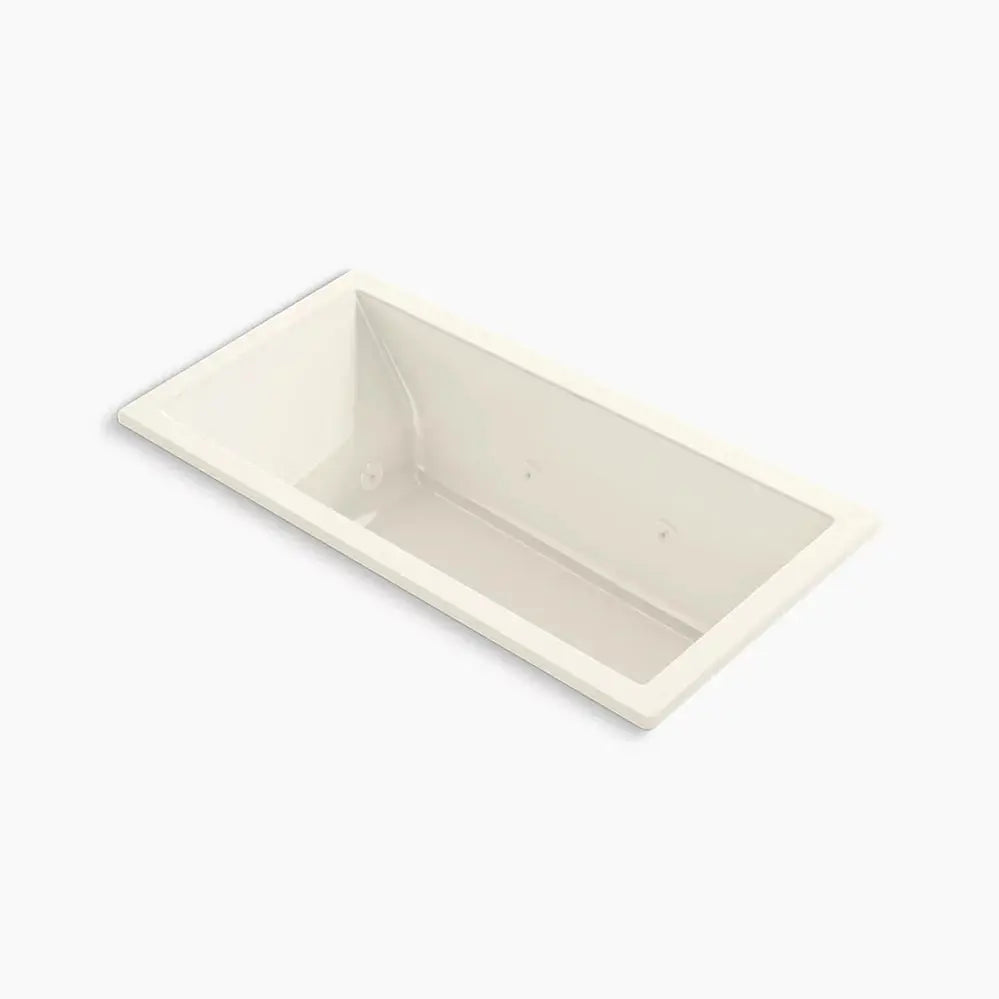 Kohler Underscore 60" x 30" drop-in heated whirlpool bath K-1167-JH-96 - Plumbing Market