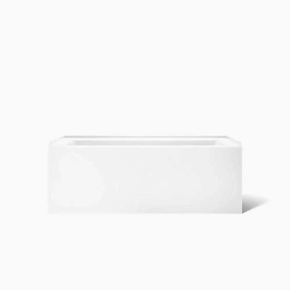 Kohler Underscore 60" x 32" alcove bath, left drain White - Plumbing Market