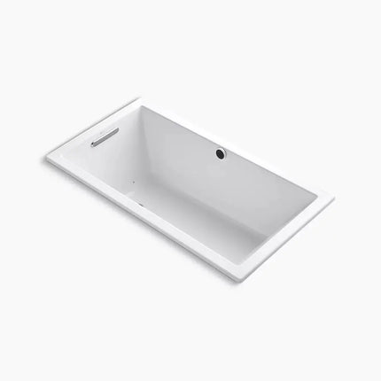 Kohler Underscore 60" x 32" drop-in Heated BubbleMassage air bath with Bask heated surface K-1168-GHW-0 - Plumbing Market