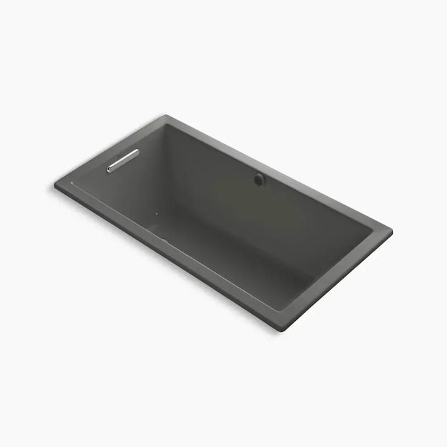 Kohler Underscore 60" x 32" drop-in Heated BubbleMassage air bath with Bask heated surface K-1168-GHW-58 - Plumbing Market