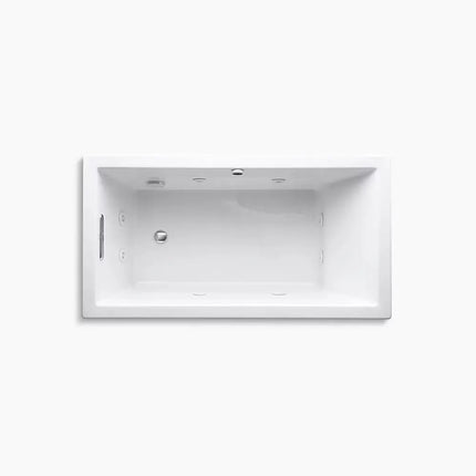 Kohler Underscore 60" x 32" drop-in heated whirlpool bath K-1168-JH-7 - Plumbing Market