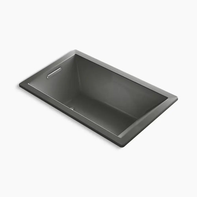 Kohler Underscore 60" x 36" drop-in Heated BubbleMassage air bath with Bask heated surface K-1849-GHW-58 - Plumbing Market