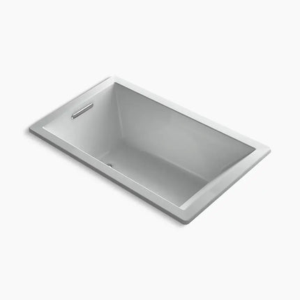 Kohler Underscore 60" x 36" drop-in Heated BubbleMassage air bath with Bask heated surface K-1849-GHW-95 - Plumbing Market