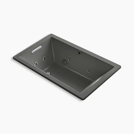 Kohler Underscore 60" x 36" drop-in Heated BubbleMassage air bath with whirlpool K-1849-XHGH-58 - Plumbing Market