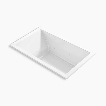 Kohler Underscore 60" x 36" drop-in heated whirlpool bath K-1849-JH-0 - Plumbing Market