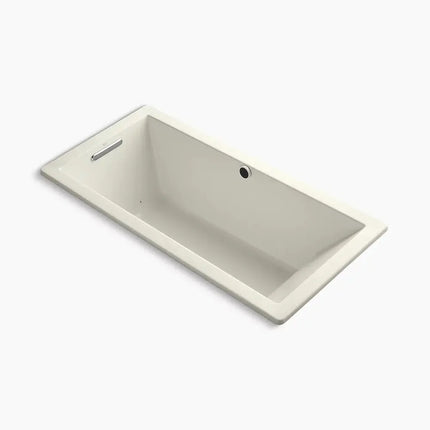 Kohler Underscore 66" x 32" drop-in Heated BubbleMassage air bath with Bask heated surface K-1822-GHW-96 - Plumbing Market