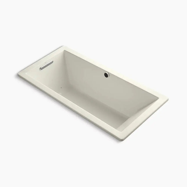 Kohler Underscore 66" x 32" drop-in Heated BubbleMassage air bath with Bask heated surface K-1822-GHW-96 - Plumbing Market