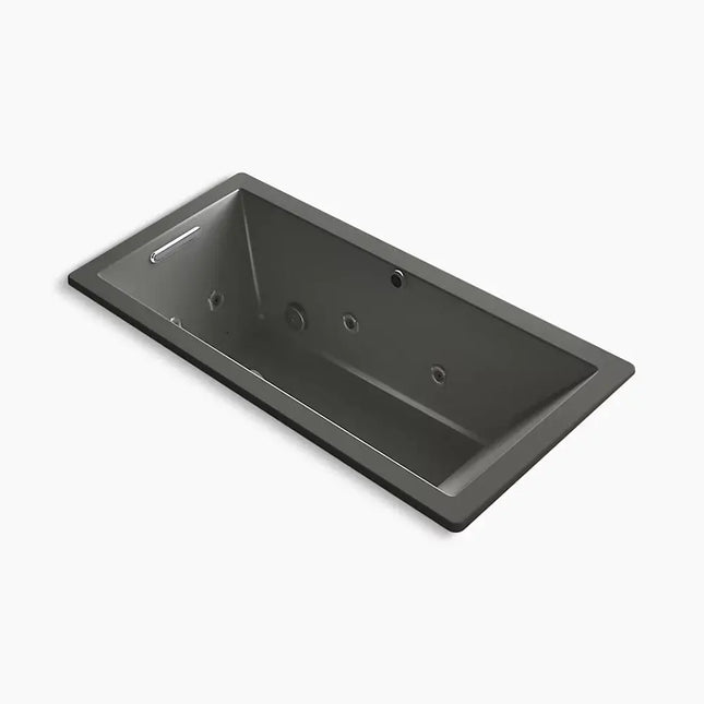 Kohler Underscore 66" x 32" drop-in Heated BubbleMassage air bath with whirlpool K-1822-XHGH-58 - Plumbing Market