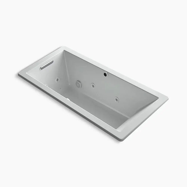 Kohler Underscore 66" x 32" drop-in Heated BubbleMassage air bath with whirlpool K-1822-XHGH-95 - Plumbing Market