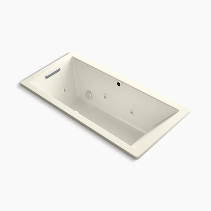 Kohler Underscore 66" x 32" drop-in Heated BubbleMassage air bath with whirlpool K-1822-XHGH-96 - Plumbing Market