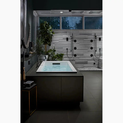 Kohler Underscore 66" x 32" drop-in Heated BubbleMassage air bath with whirlpool K-1822-XHGH-96 - Plumbing Market