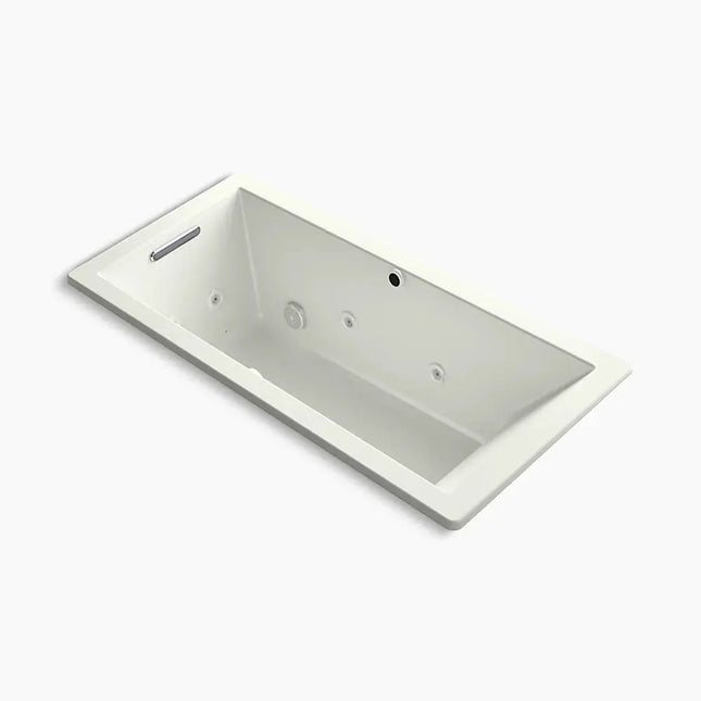 Kohler Underscore 66" x 32" drop-in Heated BubbleMassage air bath with whirlpool K-1822-XHGH-NY - Plumbing Market