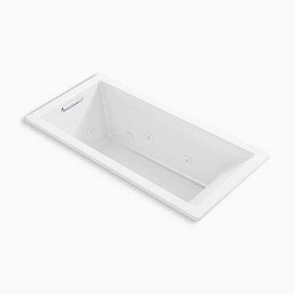 Kohler Underscore 66" x 32" drop-in heated whirlpool bath K-1822-JH-0 - Plumbing Market