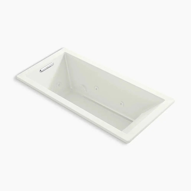 Kohler Underscore 66" x 32" drop-in heated whirlpool bath K-1822-JH-NY - Plumbing Market