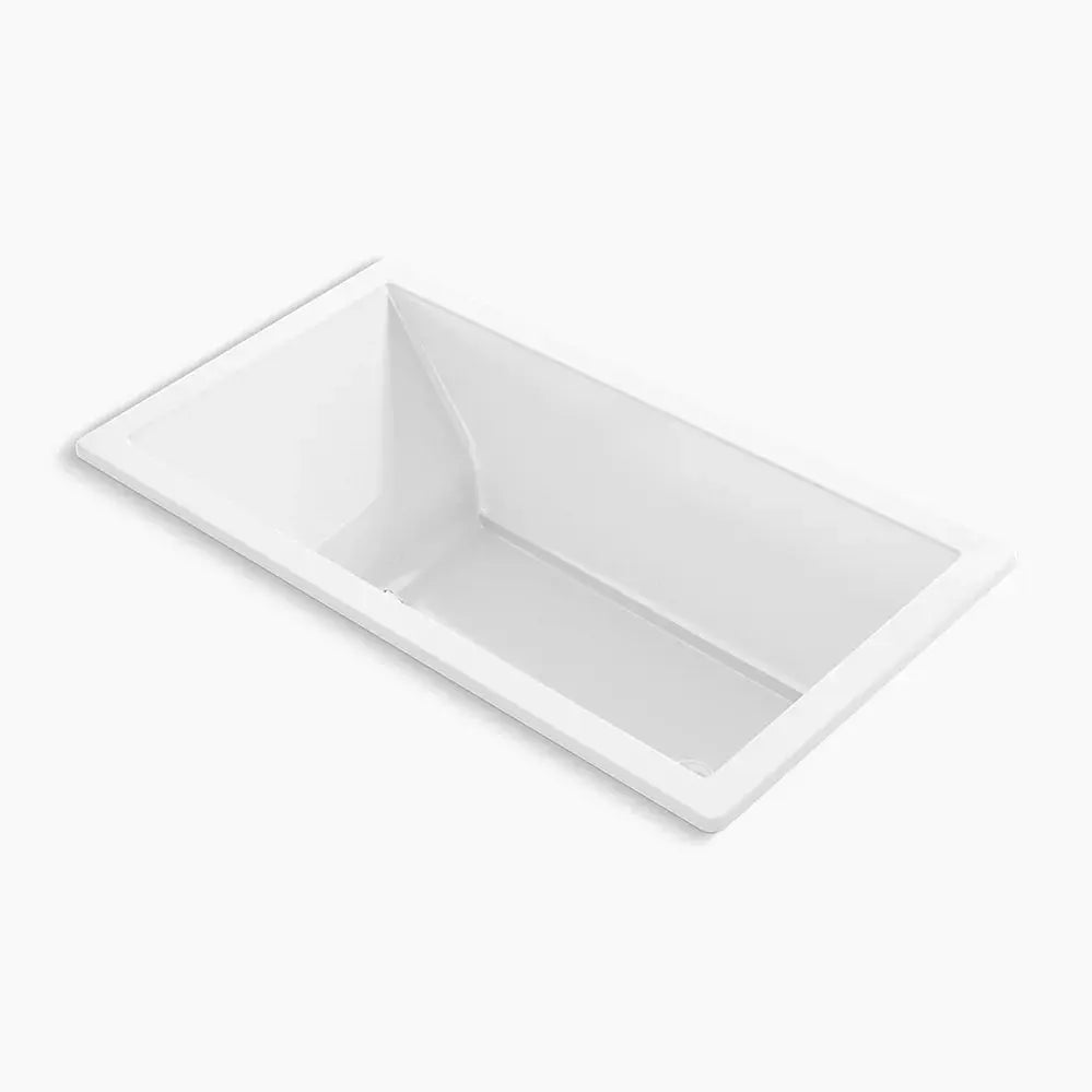 Kohler Underscore 66" x 36" drop-in Heated BubbleMassage air bath K-1173-GH-0 - Plumbing Market